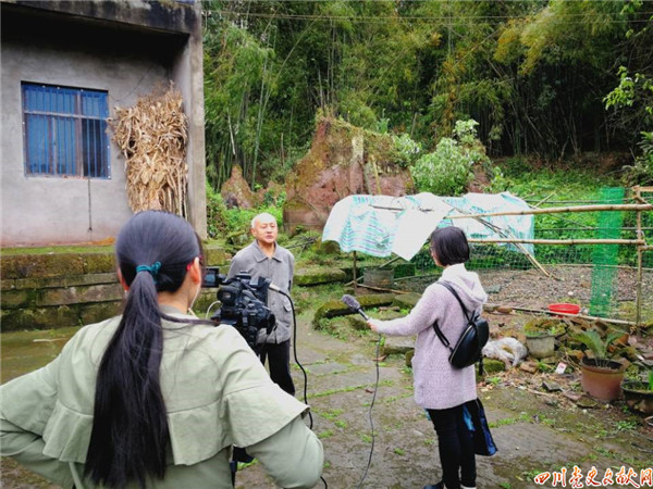 广安市武胜县史志办调研孙绍麟故居并采访其后人